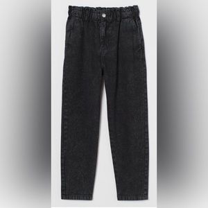 H&M Girls High Waist Loose Fit Denim Jeans